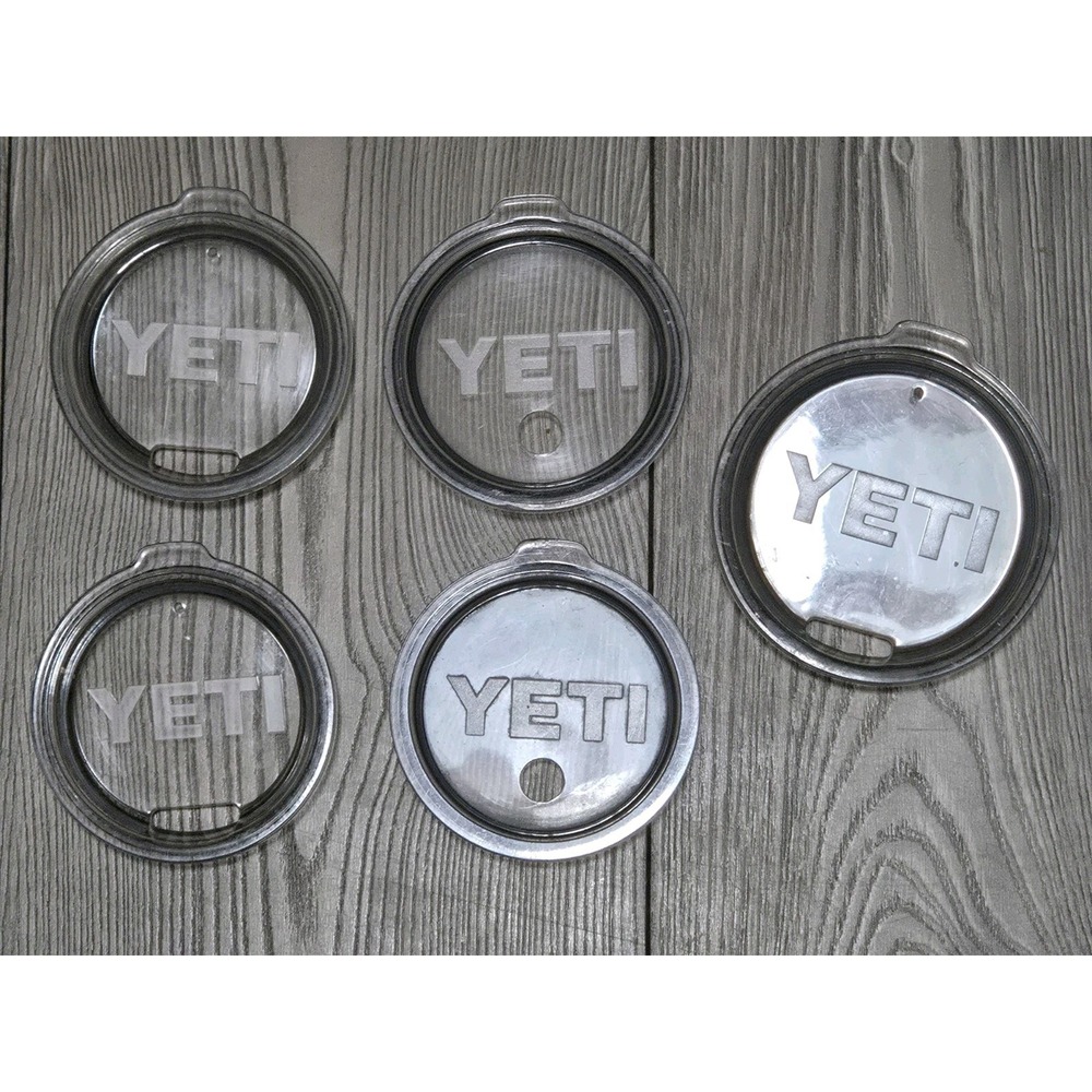 Lot Of 5 YETI Cup Lids Gently Used